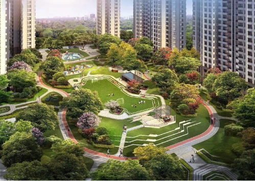 印象公园里项目持续推进 园林绿化提速施工，力争明年6月如期交房